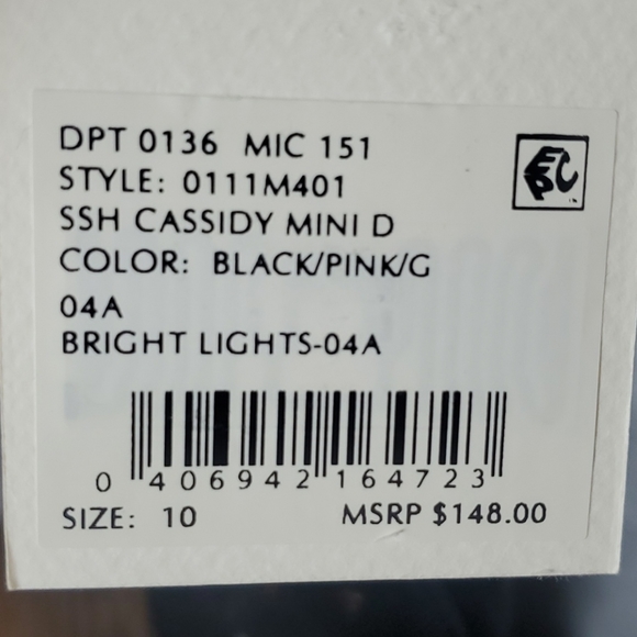 ALEX MARIE CASSIDY MINI BLACK RAINBOW DOT DRESS SIZE 10 - Picture 11 of 12